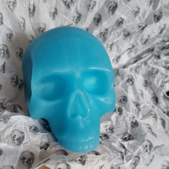 D & L co. Memento Mori Medium skull candle - Picture 4 of 5